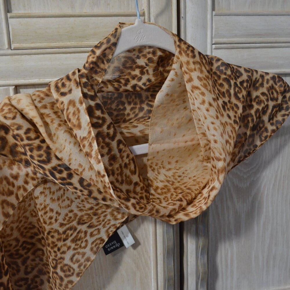 Three Sheer Rectangular Scarves, Two Dennis Basso… - image 3